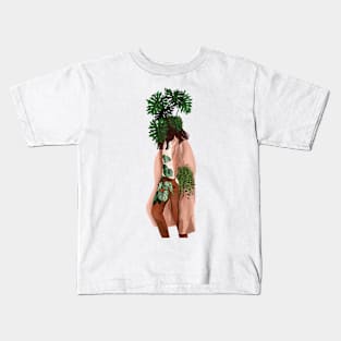 Modern Plant Lady 15 Kids T-Shirt